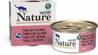 Prime Nature Консервы для кошек в бульоне, тунец с лососем 85гр