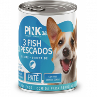 Pink 365 влажный корм для собак, консерва, "3 вида рыбы"