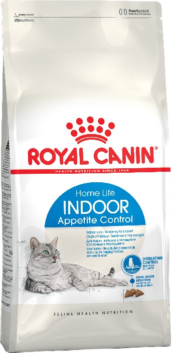Royal Canin Indoor Appetite Control 27 для кошек живущих в помещении и склонных к перееданию
