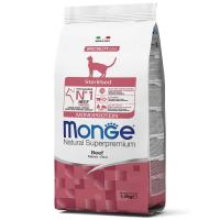 Monge Cat Speciality Line Monoprotein Sterilised cухой корм для стерилизованных кошек, из говядины