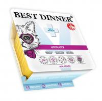 Best Dinner Exclusive Vet Profi Urinary влажный корм для кошек в ламистере, паштет с ягненком