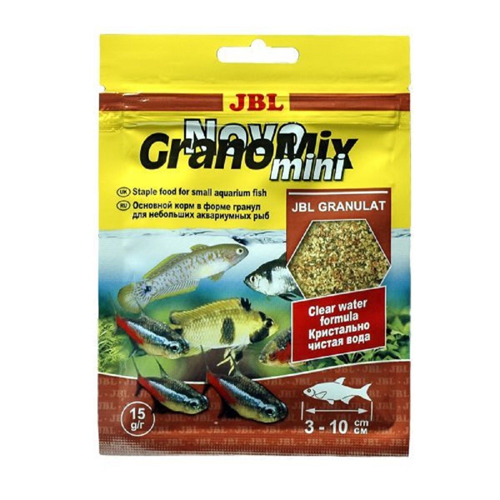 JBL Основной корм, гранулы, для небольших пресноводных аквариум.рыб 15гр.