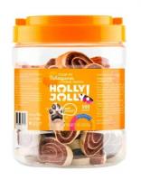 Holly Jolly! Лакомство для собак суши из говядины с кожей трески, 500гр