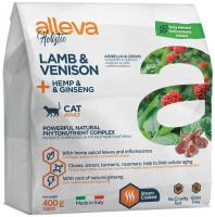 Alleva Holistic Cat Adult Lamb & Venison Сухой корм для взрослых кошек с ягненком и олениной, коноплей и женьшенем