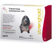 Стронгхолд капли от блох, клещей и гельминтов для собак, 10,1-20 кг, 12% 1 мл (Срок до 05.2024)