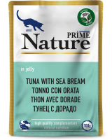 Prime Nature Пауч для взрослых кошек, тунец с дорадо 100гр