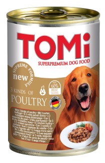 Tomi консервы для собак 3 вида птицы