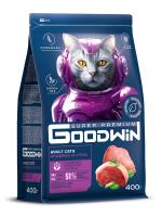 Goodwin Сухой корм для взрослых кошек с индейкой и уткой