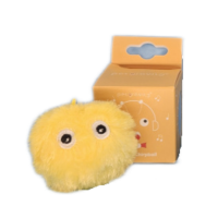 Чистый котик Игрушка для кошек, плюшевый мячик со звуком животных 