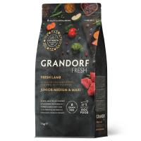 Grandorf Fresh Dog Junior Medium & Maxi Lamb&Sweet Potato Сухой корм для юниоров, свежее мясо ягненка с бататом 