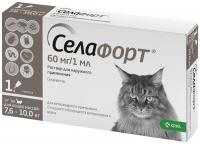 Селафорт для кошек 6% 1мл (60мг для кошек 7.6-10.0 кг) (KRKA)
