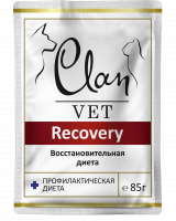 Clan Vet Recovery Влажный корм для кошек и собак, восстановительная диета, пауч 85г
