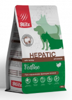 Blitz Vetline Hepatic Dog сухой диетический корм для собак при нарушении функций печени