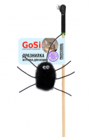 GoSi Махалка паук-2 натуральная норка, этикетка флажок