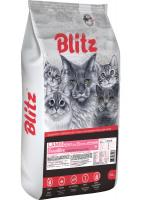 Уценка: Blitz Sensitive Adult Cats сухой корм для взрослых кошек с ягненком (Срок до 21.07.26)