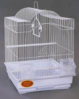 Клетка для птиц, размер 35х28х43 см., "эмаль"