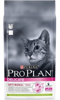 Pro Plan Delicate для кошек с чувствительной кожей и пищеварением (ягненок)