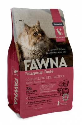 Fawna Cat Esterilizado сухой корм для взрослых стерилизованных кошек, лосось