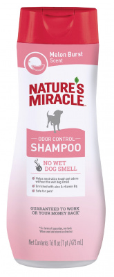 8in1 Nature's Miracle шампунь с ароматом дыни против запаха для собак, 473мл