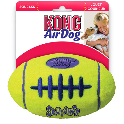 KONG Air игрушка для собак "регби" средняя 14 см