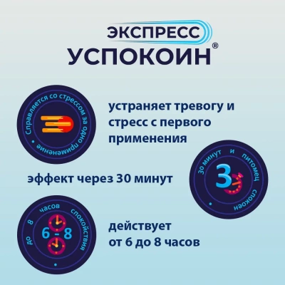 Астрафарм Успокоин Экспресс для кошек 24 мг, 6 таб