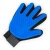 Rich Breed Перчатка для вычесывания шерсти правая, синяя, (259 шипов), 23*15см