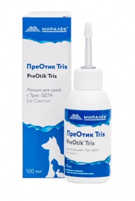 Миралек Преотик TRIS лосьон для ушей, 100 мл