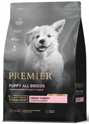 Premier Dog Turkey Puppy Свежее мясо индейки для щенков