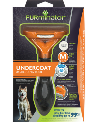 FURminator Фурминатор M для средних собак с короткой шерстью