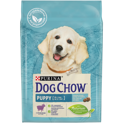 Dog Chow для щенков с ягненком
