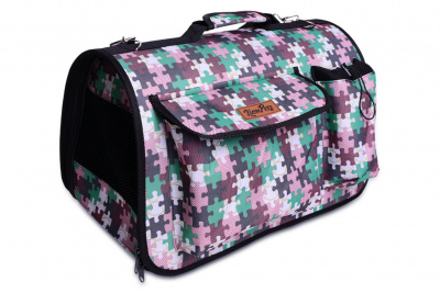 Lion Сумка-переноска для животных с карманами, размер 4, 50x31x30см