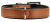 Hunter Canadian ошейник для собак кожа лося, коньячно-черный (Размер 55, 42-48 см)