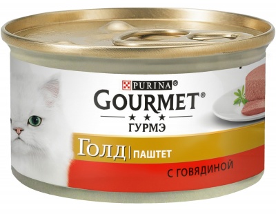 Gourmet Gold паштет с говядиной, 85г