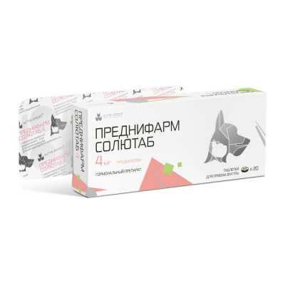 Нита-Фарм Преднифарм Солютаб 4 мг, 20таб