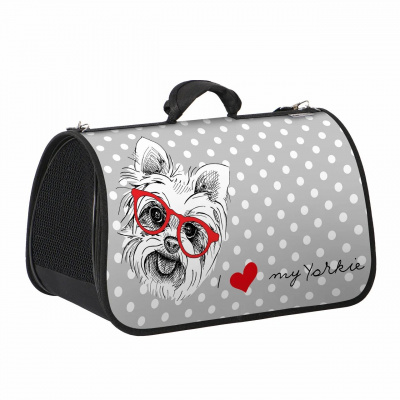 Rich Breed Сумка-переноска хард дизайн, размер L 46*27*28, Йорк