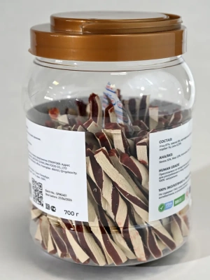 Nord Farm Лакомства для собак, твистер из утки 700гр