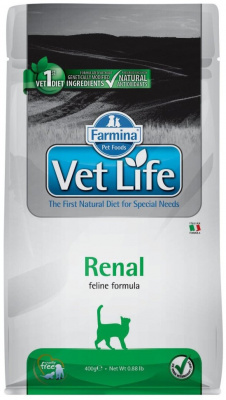 Farmina Vet Life RENAL для кошек с почечными заболеваниями