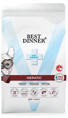 Best Dinner Vet Profi Hepatic ветеринарная диета для собак при заболевании печени
