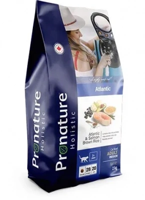 Pronature Holistic Atlantic Сухой корм для кошек, для кожи и шерсти, лосось с рисом