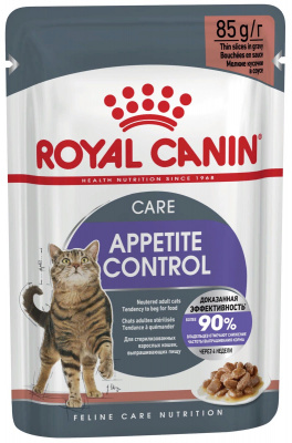 Royal Canin Appetite Control Care для контроля выпрашивания корма, кусочки в соусе