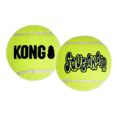 KONG Air игрушка для собак "теннисный мяч" большой (в упаковке 2 шт.), 8 см