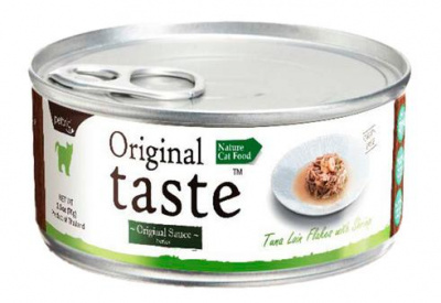 Pettric Original Taste влажный корм для кошек, тунец с креветкой в соусе, 70гр