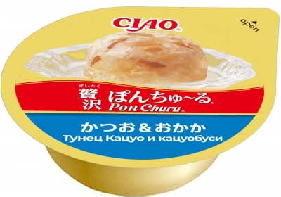 Inaba Ciao Pon Churu cуфле тунец Кацуо и кацуобуси, 35г*2шт