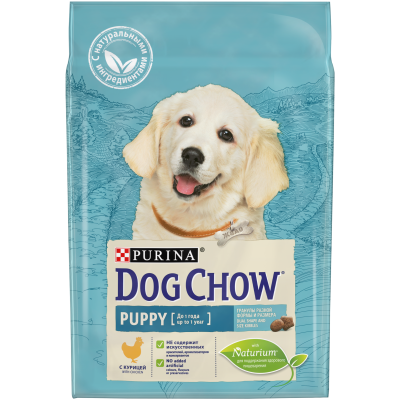 Dog Chow для щенков с курицей