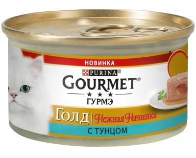 Gourmet Gold нежная начинка тунец 85г