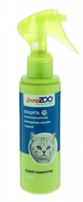 Доктор ZOO Спрей для кошек защита от нечистоплотного поведения 150мл (не гадить)