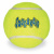 KONG Air игрушка для собак "теннисный мяч" большой 8 см