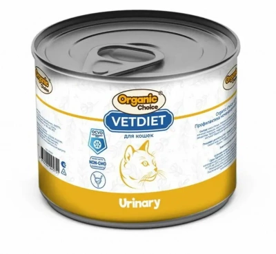 Organic Сhoice Vet Urinary питание для взрослых кошек, профилактика МКБ