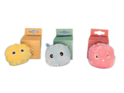 Чистый котик Игрушка для кошек, плюшевый мячик со звуком животных 