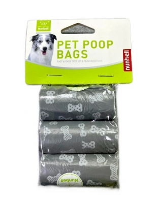 Nunbell Пакеты, набор сменных 3 рулона 8х6х2.5см, р-р пакета 30х22см, 15шт в рулоне , микс